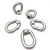 5 PCS Forged Eye Nut 1/2" Bail 5/8" Tap Thread Drop Forged Galvanized Steel-1