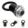 4 Set Black Light Fixture Hooks Ring Nuts,Eye,Lamp Nut Lifting Rings Nuts M10 Thread Lamp Female Loop Holder Black Ring Hanging Light Rings Luminaire - Eye Nut-7
