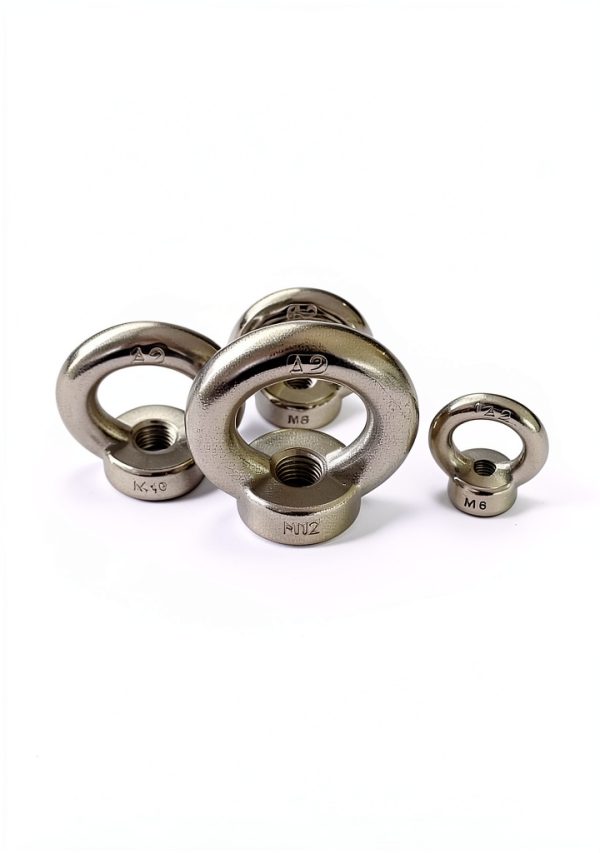 M10-1.5 Eye Nuts IMScrews 304 Stainless Steel Rust Resistant Pack of 1-3