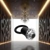 4 Set Black Light Fixture Hooks Ring Nuts,Eye,Lamp Nut Lifting Rings Nuts M10 Thread Lamp Female Loop Holder Black Ring Hanging Light Rings Luminaire - Eye Nut-2