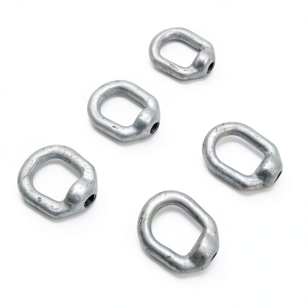 5 PCS Forged Eye Nut 1/2" Bail 5/8" Tap Thread Drop Forged Galvanized Steel-6
