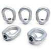 5 PCS Forged Eye Nut 1/2" Bail 5/8" Tap Thread Drop Forged Galvanized Steel-2