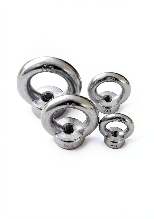 M10-1.5 Eye Nuts IMScrews 304 Stainless Steel Rust Resistant Pack of 1-4
