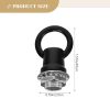 4 Set Black Light Fixture Hooks Ring Nuts,Eye,Lamp Nut Lifting Rings Nuts M10 Thread Lamp Female Loop Holder Black Ring Hanging Light Rings Luminaire - Eye Nut-8