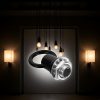 4 Set Black Light Fixture Hooks Ring Nuts,Eye,Lamp Nut Lifting Rings Nuts M10 Thread Lamp Female Loop Holder Black Ring Hanging Light Rings Luminaire - Eye Nut-5