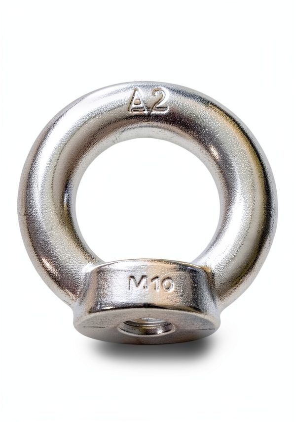 M10-1.5 Eye Nuts IMScrews 304 Stainless Steel Rust Resistant Pack of 1-0