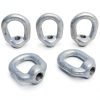 5 PCS Forged Eye Nut 1/2" Bail 5/8" Tap Thread Drop Forged Galvanized Steel-5