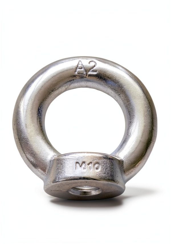 M10-1.5 Eye Nuts IMScrews 304 Stainless Steel Rust Resistant Pack of 1-2