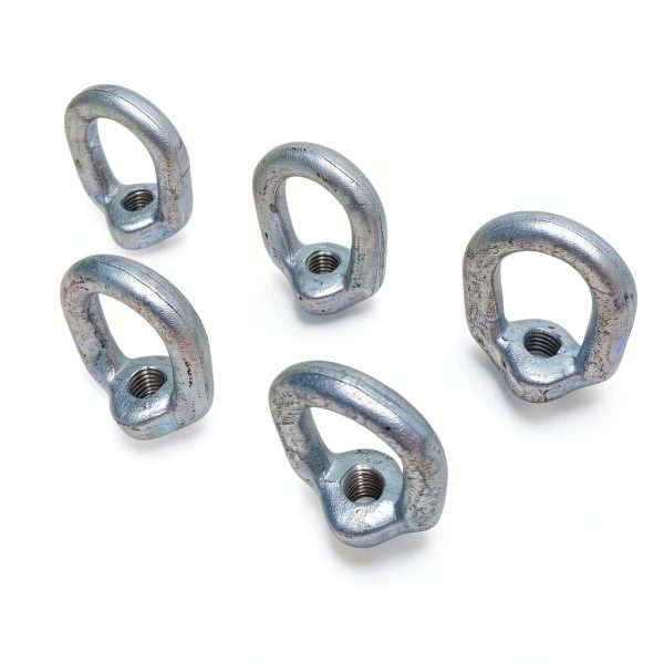 5 PCS Forged Eye Nut 1/2" Bail 5/8" Tap Thread Drop Forged Galvanized Steel-4