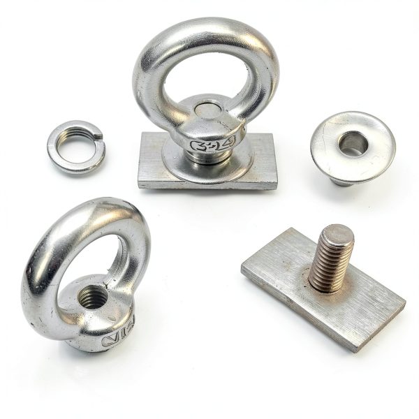 Heavy Duty Eye Bolt Pmsanzay 4‑Pack Steel Eye Nuts for Roof-1