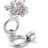 30 Pcs 1/4" UNC Marine Stainless Steel 316 Lifting Eye Nut Set-3