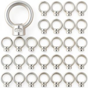 30 Pcs 1/4" UNC Marine Stainless Steel 316 Lifting Eye Nut Set-0