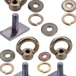 Heavy Duty Eye Bolt Pmsanzay 4‑Pack Steel Eye Nuts for Roof-0