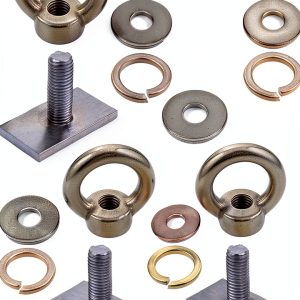 Heavy Duty Eye Bolt Pmsanzay 4‑Pack Steel Eye Nuts for Roof-0