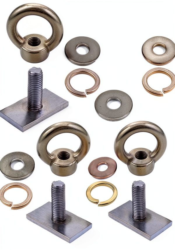 Heavy Duty Eye Bolt Pmsanzay 4‑Pack Steel Eye Nuts for Roof-0