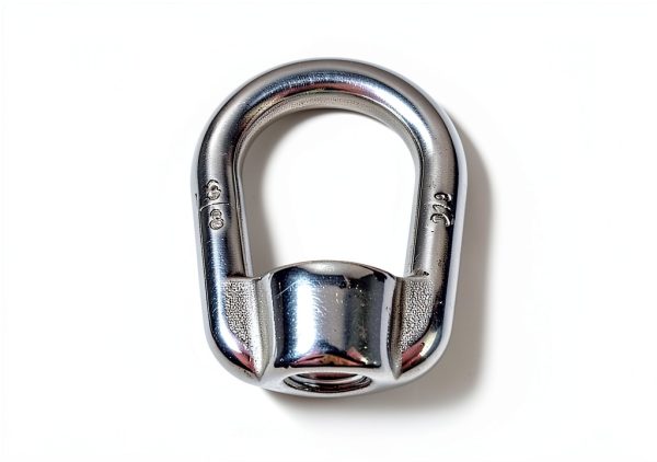 US Stainless 316 Marine Grade Eye Nut 3/8 inch UNC Shape Lifting Nut-3