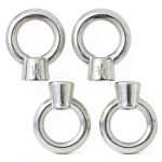 3/8" UNC Marine Grade Lifting Eye Nut, 316 Stainless Steel, 4 Pack-0