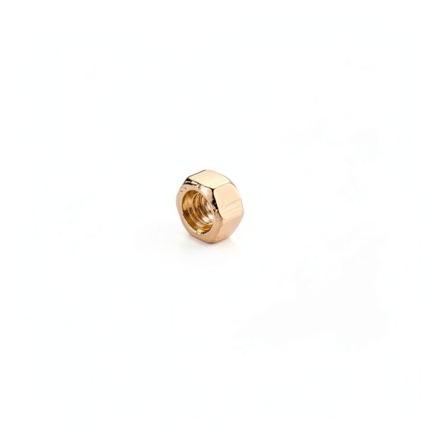 Gold Eyeglasses Hex Nuts 100 Pcs by Dhoptical Rimless Glasses Kit-1