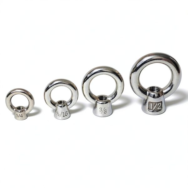 5/16" UNC Lifting Eye Nut NIDAYE 316 Stainless Steel 220lb WLL 4 Pack-6