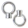 3/8" UNC Marine Grade Lifting Eye Nut, 316 Stainless Steel, 4 Pack-2