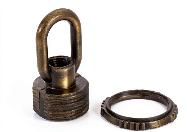 Eye Nut 25kg Load M10 Female Loop – Bronze 2-Pack MECCANIXITY-4