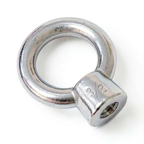 3/8" UNC Marine Grade Lifting Eye Nut, 316 Stainless Steel, 4 Pack-3