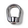 US Stainless 316 Marine Grade Eye Nut 3/8 inch UNC Shape Lifting Nut-1