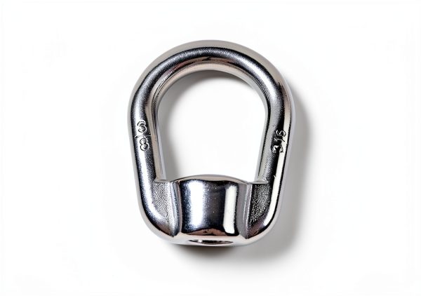 US Stainless 316 Marine Grade Eye Nut 3/8 inch UNC Shape Lifting Nut-1