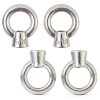 5/16" UNC Lifting Eye Nut NIDAYE 316 Stainless Steel 220lb WLL 4 Pack-0