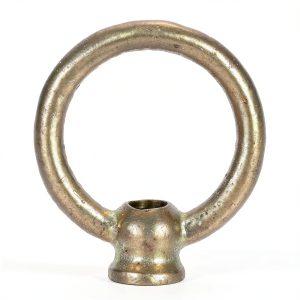 MECCANIXITY Eye Nut 220lb M10 Copper Hook Ring for Chandelier 58x50mm-0