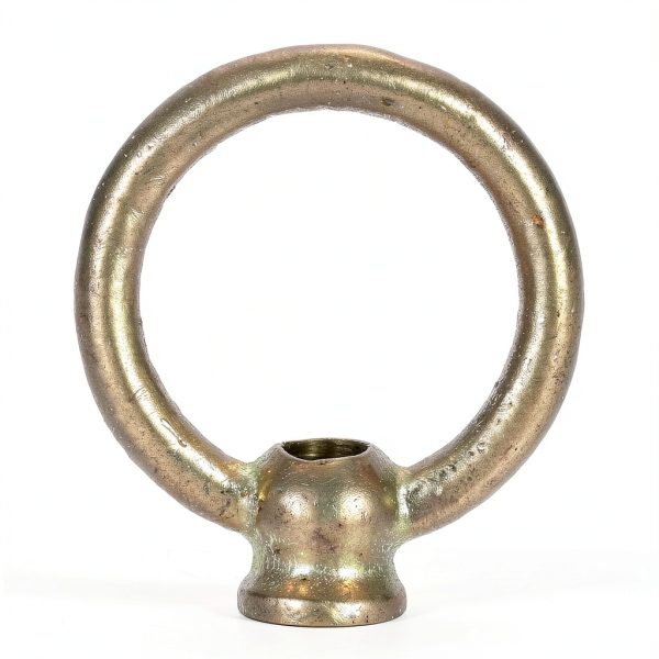 MECCANIXITY Eye Nut 220lb M10 Copper Hook Ring for Chandelier 58x50mm-0